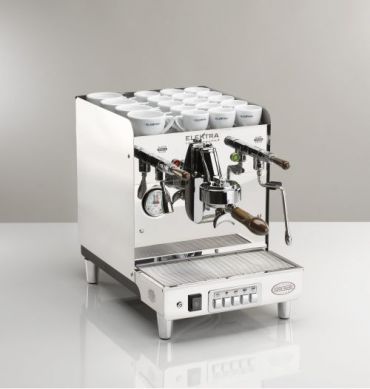 Elektra Nivola Polished Aluminum Semiautomatic Pod Espresso Machine